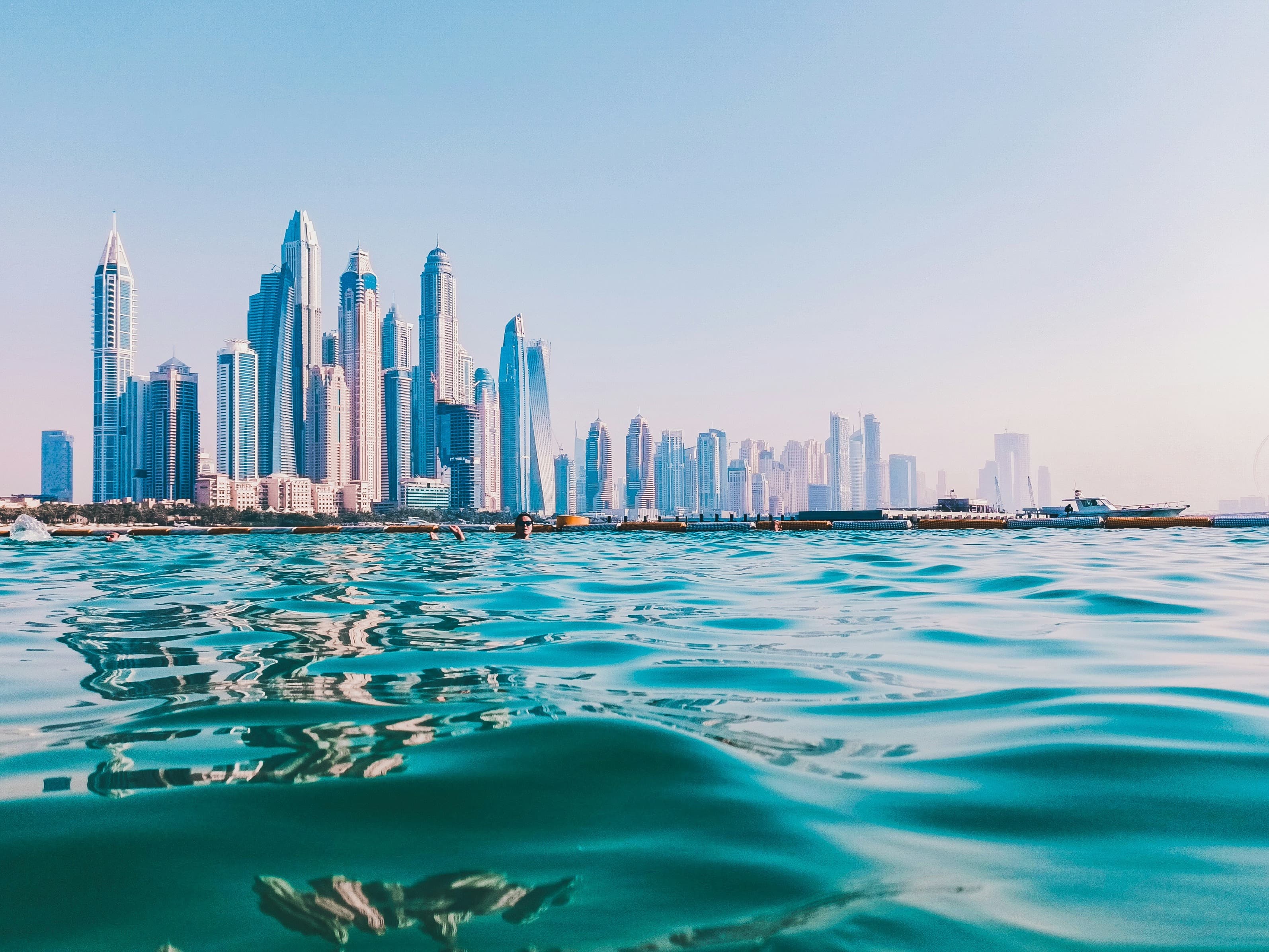 Picture of the dubai skyline